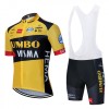 Cykeltrøje + Bib Cykelshorts 2020 Team Jumbo-Visma N001